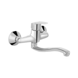 Parryware Wall Mounted Regular Kitchen Sink Mixer Edge G4835A1 with Swinging Spout in Chrome Finish