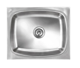 Nirali Stainless Steel Sink Popular Range GRACE PLAIN DELUXE MEDIUM ( 20 x 17 inches )
