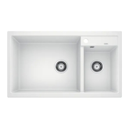 Hafele Silgranit Sink Blanco Metra BLANCO METRA 9 SILGRANIT ( 34 x 20 inches )  -  White