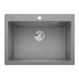 Hafele Silgranit Sink Blanco Pleon BLANCO PLEON 8 SILGRANIT ( 27.5 x 20 inches )  -  Alu Metallic