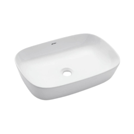 Parryware Table Top Rectangle Shaped White Basin Area Harmony HARMONY C890D