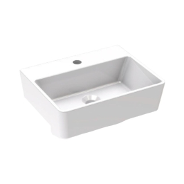 Parryware Wall Mounted Rectangle Shaped White Basin Area Helix HELIX C042J