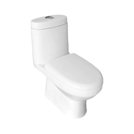 Hindware Floor Mounted White 1 Piece WC Immacula IMMACULA 92532 with S-Trap