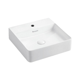 Parryware Table Top Square Shaped White Basin Area Imperial IMPERIAL 400 C891L