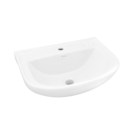 Parryware Wall Mounted Semi Circle Shaped White Basin Area Indus Standard INDUS STANDARD C041B