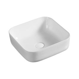 Parryware Table Top Square Shaped White Basin Area Inslim INSLIM 390 C041J