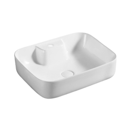 Parryware Table Top Rectangle Shaped White Basin Area Inslim INSLIM 515 C041L