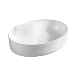 Parryware Table Top Oval Shaped White Basin Area Inslim INSLIM 540 C041M