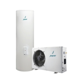 Jaquar Electric Floor Mounting Vertical 400 Ltr Heat Pump Intergra-X Split Heat Pump HPS-WHT-400X in White finish