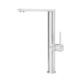 Reginox Table Mounted Regular Kitchen Sink Mixer KELSO with Extractable Hand Shower Spout in Stainless Steel Finish