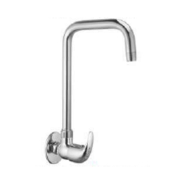 Cavier Wall Mounted Regular Kitchen Sink Tap Koyna KN-07-140 with Swinging Spout in Chrome Finish