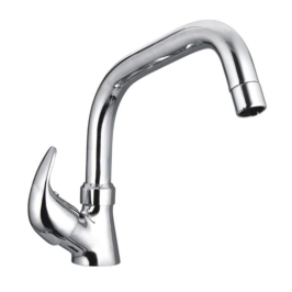 Cavier Table Mounted Regular Kitchen Sink Tap Koyna KN-07-141 with Swinging Spout in Chrome Finish