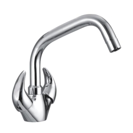 Cavier Table Mounted Regular Kitchen Sink Mixer Koyna KN-07-153 with Swinging Spout in Chrome Finish