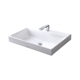 Toto Table Top Rectangle Shaped White Basin Area Console Wash basin L1616C#WH