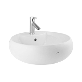 Toto Table Top Circle Shaped White Basin Area Console Wash basin L367CRE#XW