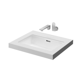 Toto Under Counter Rectangle Shaped White Basin Area Under Counter Washbasin L620K#W
