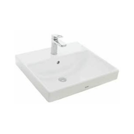 Toto Table Top Rectangle Shaped White Basin Area Console Washbasin L710CS#WH