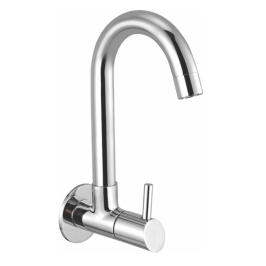 Cavier Wall Mounted Regular Kitchen Sink Tap Lucie LC-36-135 with Swinging Spout in Chrome Finish