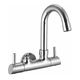 Cavier Wall Mounted Regular Kitchen Sink Tap Lucie LC-36-136 with Swinging Spout in Chrome Finish
