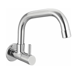 Cavier Wall Mounted Regular Kitchen Sink Tap Lucie LC-36-139 with Swinging Spout in Chrome Finish