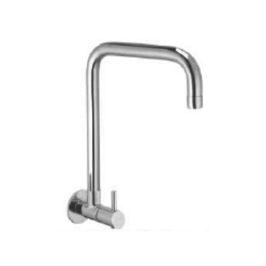 Cavier Wall Mounted Regular Kitchen Sink Tap Lucie LC-36-140 with Swinging Spout in Chrome Finish