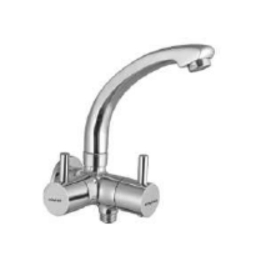 Cavier Wall Mounted Regular Kitchen Sink Tap Lead Free LF-FR-136 with Swinging Spout in Chrome Finish
