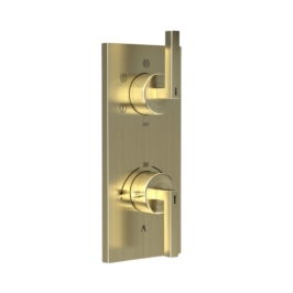 Artize 5 Way Thermostatic Diverter Linea LIN-GDS-71687N - Gold Dust Finish