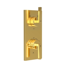 Artize 4 Way Thermostatic Diverter Linea LIN-GLD-71685N - Full Gold Finish