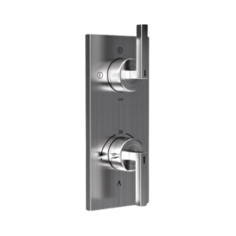 Artize 3 Way Thermostatic Diverter Linea LIN-SSF-71683N - Stainless Steel Finish