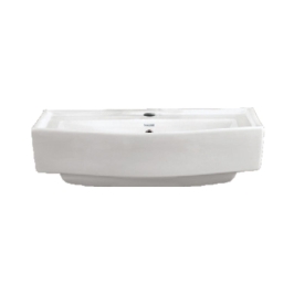 Parryware Wall Mounted Rectangle Shaped White Basin Area Luco LUCO C898F
