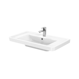Toto Wall Mounted Rectangle Shaped White Basin Area Wall Hung Washbasin LW137Y#XW