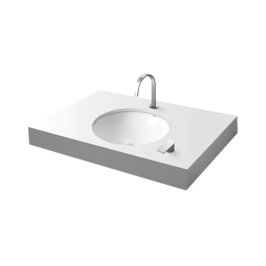Toto Under Counter Rectangle Shaped White Basin Area Under Counter Washbasin LW1504B#XW
