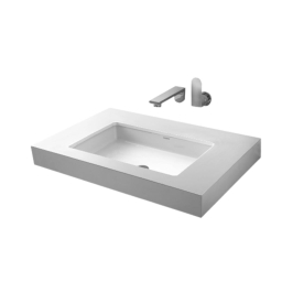 Toto Under Counter Rectangle Shaped White Basin Area UNDER COUNTER WASHBASIN LW1516B#XW