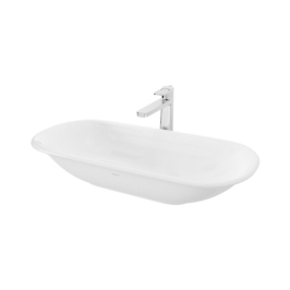 Toto Table Top Rectangle Shaped White Basin Area Console Wash basin LW275JW/F#W