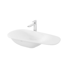 Toto Table Top Rectangle Shaped White Basin Area Console Wash basin LW276JW/F#W