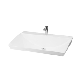 Toto Table Top Rectangle Shaped White Basin Area Console Wash basin LW340CJW/F#W