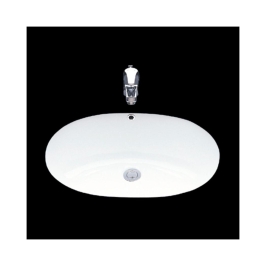 Toto Under Counter Oval Shaped White Basin Area Under Counter Washbasin LW546M#NW1