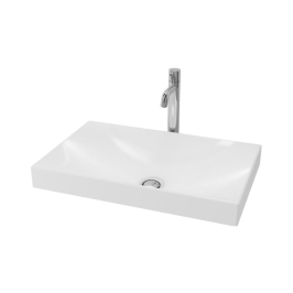 Toto Table Top Rectangle Shaped White Basin Area Console Wash basin LW645JN#W