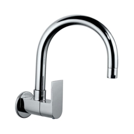 Jaquar Wall Mounted Regular Kitchen Sink Tap Lyric LYR-38347S with Swinging Spout in Chrome Finish
