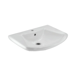 Jaquar Wall Mounted Speciality Shaped White Basin Area Lyric LYS WHT 38801