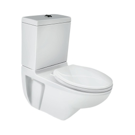 Hindware Extended Wall Mounted White 2 Piece WC Mario MARIO 20084 with P-Trap