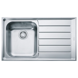Franke Stainless Steel Sink Neptune Series NET 611 RHD ( 34 x 20 inches ) - Micro Decor