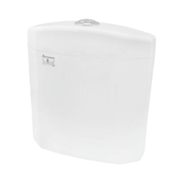 Parryware Hexa External Wall Mounted Cistern Without Frame E8319 - White