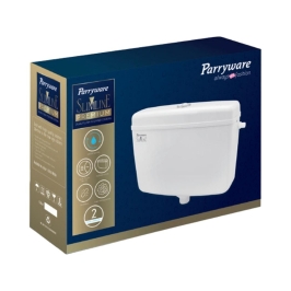 Parryware Linea Smart External Wall Mounted Cistern Without Frame E8392 - White