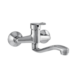 Parryware Wall Mounted Regular Kitchen Sink Mixer Alpha G2735A1 with Swinging Spout in Chrome Finish