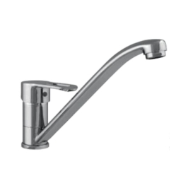 Parryware Table Mounted Regular Kitchen Sink Mixer Pluto G3849A1 with Swinging Spout in Chrome Finish