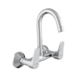 Parryware Wall Mounted Regular Kitchen Sink Mixer Aqua G5735A1 with Swinging Spout in Chrome Finish
