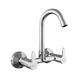 Parryware Wall Mounted Regular Kitchen Sink Mixer Claret T4635A1 with Swinging Spout in Chrome Finish