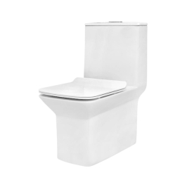 Parryware Floor Mounted White 1 Piece WC Nuva NUVA C8903 with S-Trap