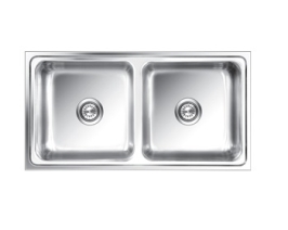 Nirali Stainless Steel Sink Silent Square Range OPAL BIG ( 41 x 21.5 inches )